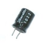 Condensateur radial polarisé 30 µF à 10 VDC