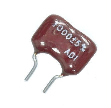 Condensateur non polarisé 0.001 μF à 500 V