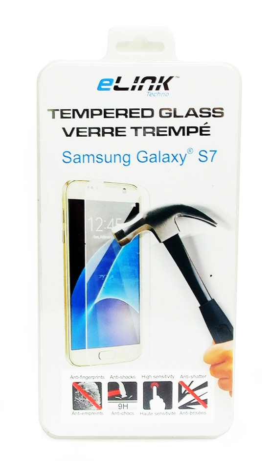 PROTECTION POUR SAMSUNG GALAXY S7 EN VERRE TREMPÉ