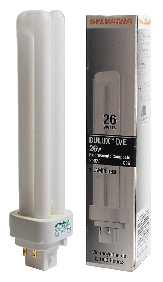 Ampoule 26W 4 contacts double tube 20673 Sylvania
