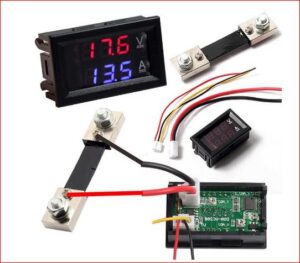 Ampèremètre100A / voltmètre 100VDC digital