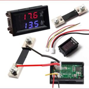 Ampèremètre100A / voltmètre 100VDC digital