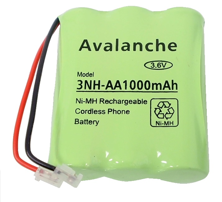 Pile pour téléphone sans-fil Ni-Mh 3.6V / 1000 mAh