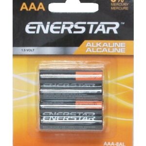 Paquet de 8 piles AAA Alcaline Enerstar