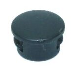 Bouchon en plastique noir - 8 mm
