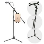 Support pour ipad et microphone