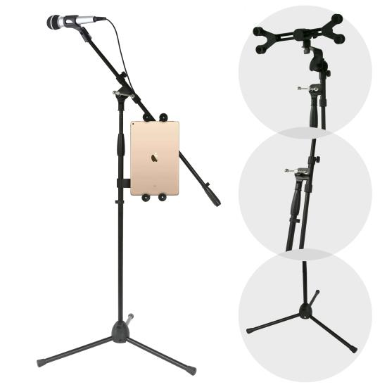 SUPPORT POUR IPAD ET MICROPHONE