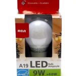 Ampoule au del graduelle 9 watts=60W A19 120V