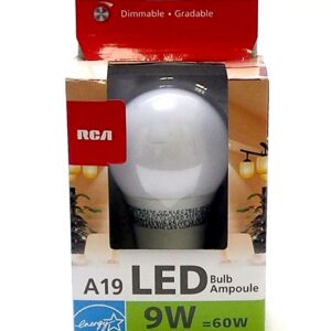 Ampoule au del graduelle 9 watts=60W A19 120V