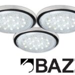 Paquet de 3 rondelles DEL de couleur blanc doux