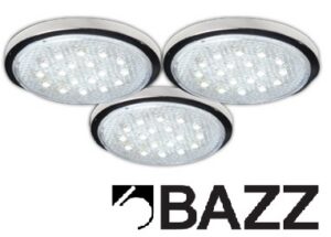 Paquet de 3 rondelles DEL de couleur blanc doux