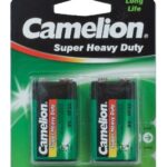 Paquet de 2 piles 9V Camelion