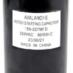 Condensateur pour moteur 220 VAC, 189-227 uF