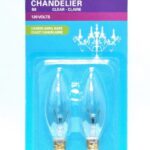 2 ampoules type chandelier B8 claires 120 Volts - 15 Watts
