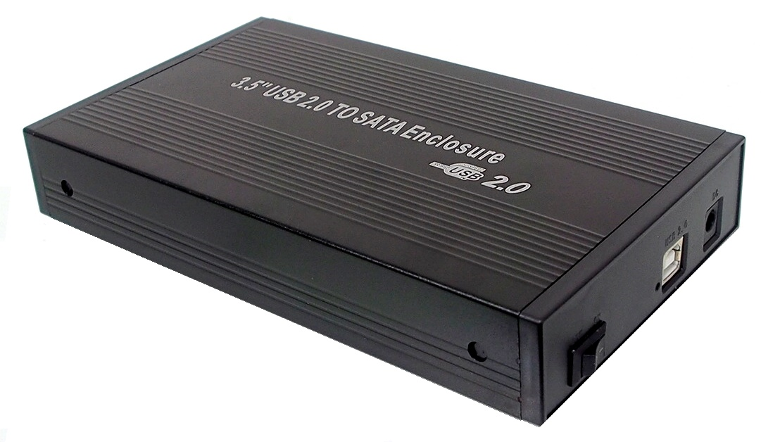 BOITIER EXTERNE POUR DISQUE DUR SATA 3.5 "