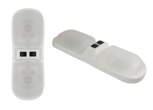 Lumière en dôme double pour intérieur idéal pour roulotte ou vr