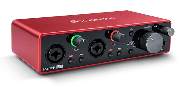 INTERFACE D'ENREGISTREMENT USB Scarlett 2i2