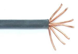 Fil 1 conducteur 6 AWG multibrins noir