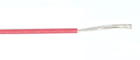 Fil 1 conducteur 22 AWG multibrins rouge