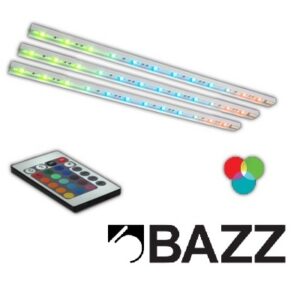 Paquet de 3 tiges de DEL rgb