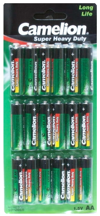PAQUET DE 18 PILES AA ENERSTAR  1.5VOLT