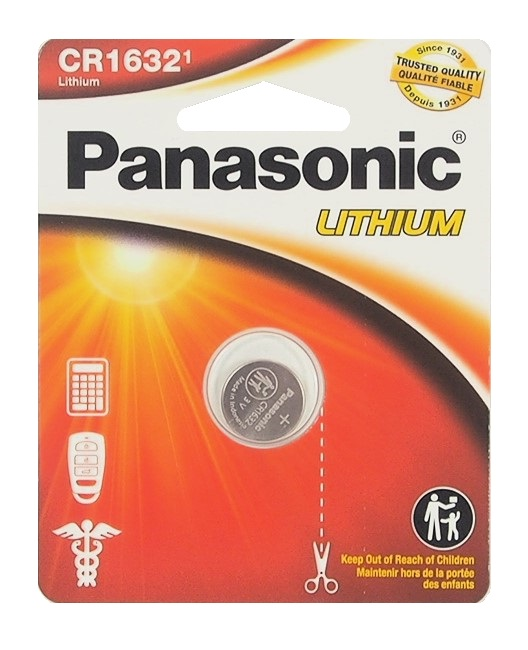 Pile bouton CR1632 3V au lithium Panasonic