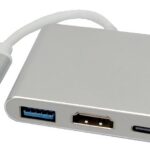 Adaptateur de charge usb C à HDMI & USB C