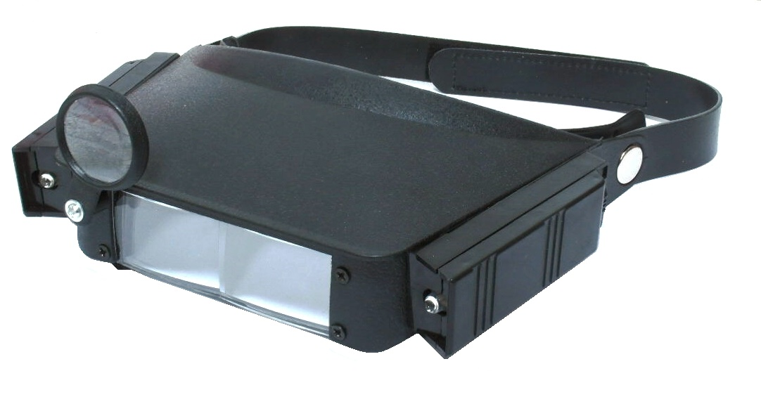 Loupe frontale avec lumières