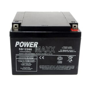 Batterie rechargeable 12 Volts 26Ah  POWER MAXX