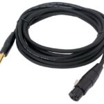 Câble Digiflex XLR fem. à 1/4'' mâle mono - 15'