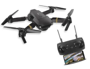 Drone avec double caméra et télécommande