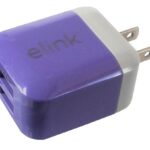 Chargeur électrique deux ports USB 1A et 2.1A - Recharge rapide de 3.1A