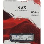 Disque Flash Kingston NV3 PCIe 4.0 NVMe 500 Go