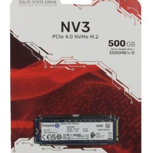 Disque Flash Kingston NV3 PCIe 4.0 NVMe 500 Go