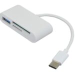 CONCENTRAREUR USB C A SD, MICRO SD ET USB