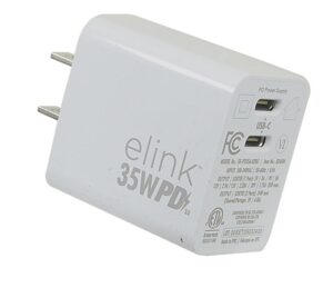 Chargeur mural rapide USB C Power à double port de 35 W
