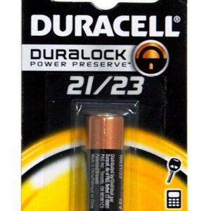 Pile alcaline Duracell 12 Volts  MN21 / A23. 0% mercure