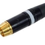 Connecteur RCA Neutrik mâle blanc à souder