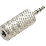 Adaptateur 1/16" mâle stéré à 1/8" femelle stéréo