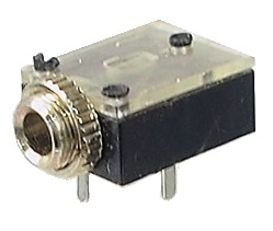 Réceptacle 1/8" (3.5mm) femelle stéréo à souder
