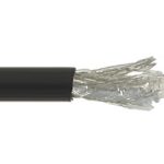 Câble coaxial RG-6 noir 60% blindé