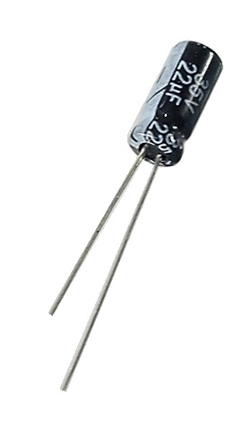 Condensateur radial polarisé 22 μF à 35 VDC