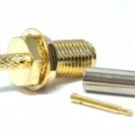 Connecteur SMA femelle à sertir pour RG-174