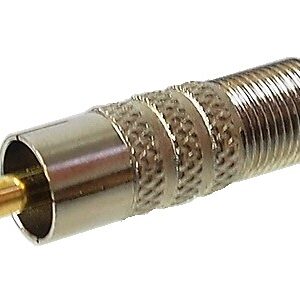 Adaptateur coaxial femelle à RCA mâle