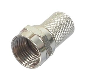Connecteur coaxial à visser pour câble RG-6