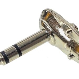 Connecteur 1/4" (6.35mm) mâle stéréo à souder