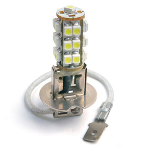 LUMIÈRE AU DEL BLANC CHAUD 12V H3 PK22S