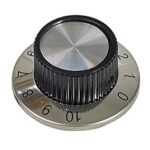 Bouton en plastique avec chiffres de 0 à 10.