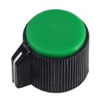 Bouton en plastique vert