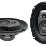 2 haut-parleurs coaxial 3 voies de 6x9" Nakamichi